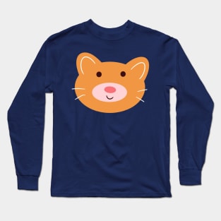 Happy Ginger Cat Long Sleeve T-Shirt